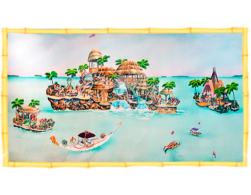 100′ islands of wonders with Chapel Island, Music Island & American Gondola
